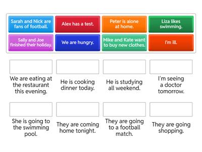 Present Continuous for future  WA5