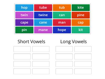 Short and Long Vowels