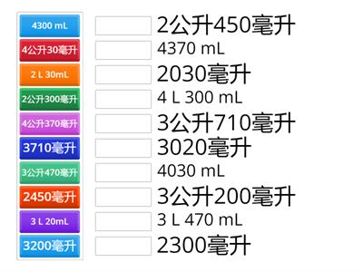 三下數學_單元2-3：公升與毫升_容量的換算與比較(共10題)【112學年/翰林】