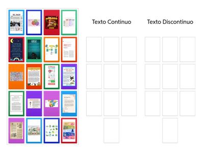 Texto Continuo o Discontinuo