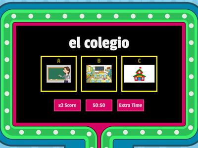 Vocabulario de la Escuela