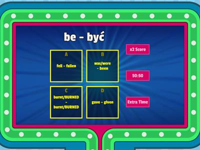 BRAINY 6 - irregular verbs  PART 1 . 2