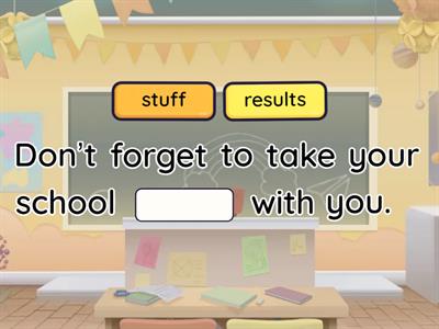 Full Blast 8//Teen life vocabulary