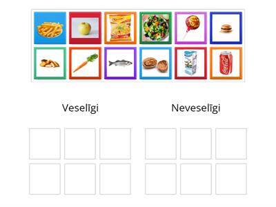 Šķiro, kas ir veselīgi, kas - neveselīgi!