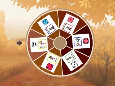 Dices 1-6 Subitize and Exercise Spinner