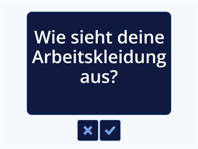 Ich und mein Beruf - Flashcards