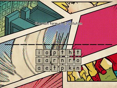 Read the question and spell the vocabulary word. 