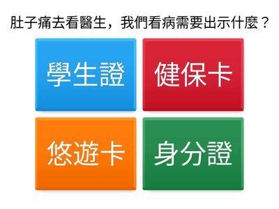 南一3上健康U3健康保衛戰(3)-認識健保資源