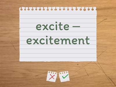 ОГЭ WORD-BUILDING