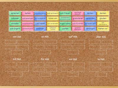  Verben mit Präpositionen Kl 12