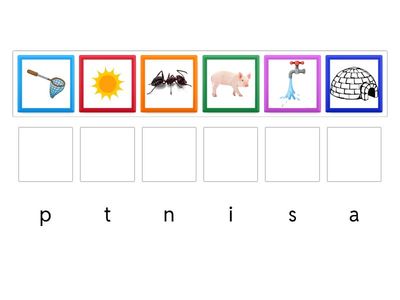 1st group of Jolly Phonics sounds