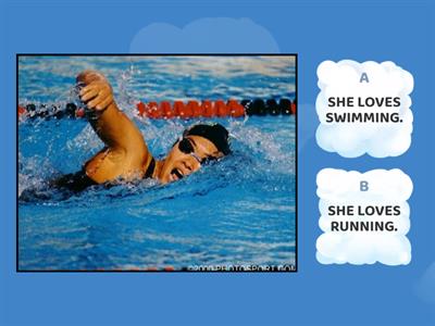 DOESNT/ LIKE/LOVE + ING