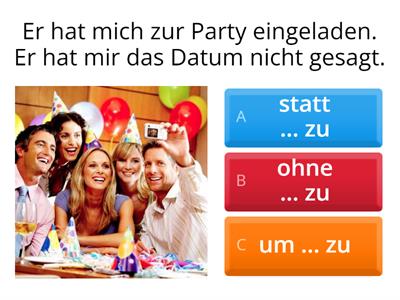 um ...zu, ohne .. zu, oder statt ... zu ...?