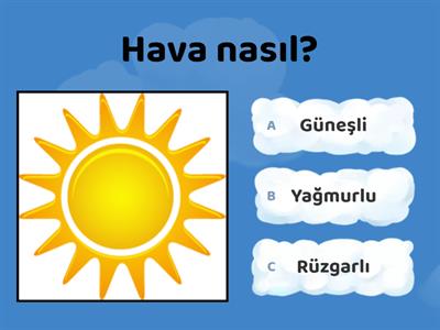 Hava Durumları ( Ardahan RAM - Özel Eğitim Bölümü)