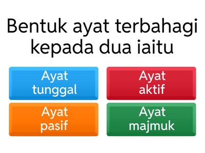BENTUK AYAT