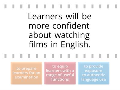 Match the general syllabus aims with the learning outcomes from teacher's lesson plan listed A, B, C