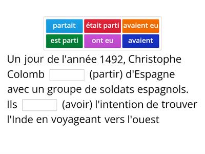 Passé composé / imparfait / plus-que-parfait