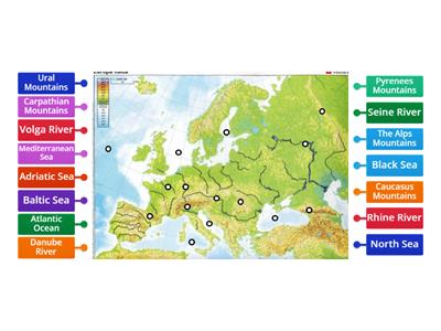 Aleman Physical Features of Europe 