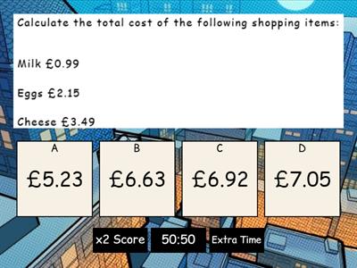 S2 Math - Practise Quiz