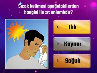 Zıt Anlamlı Kelimeler