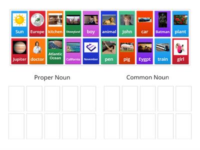 Jolly Grammar Find the proper nouns Group Sort