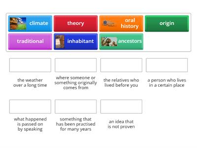 vocabulary: aboriginal origins