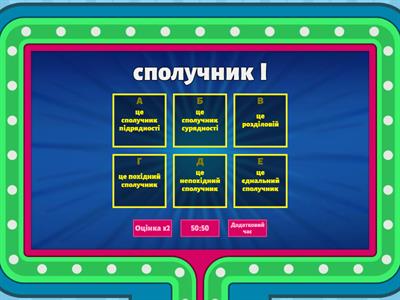 сполучники сурядності і підрядності