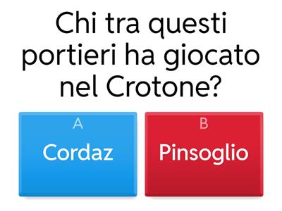 Quiz sul calcio
