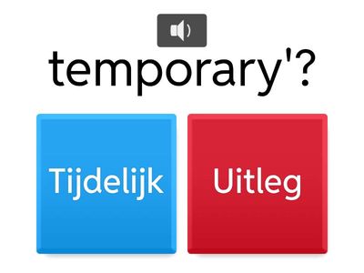 ENG-DUTCH Translation Quiz 1