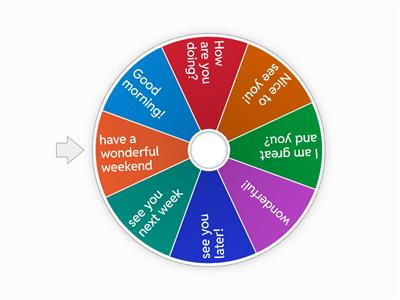 greetings and goodbye