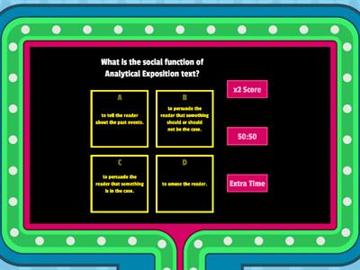 Analytical Exposition Text Exercises