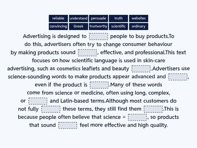 Persuasion in Advertising - Scientific Ads