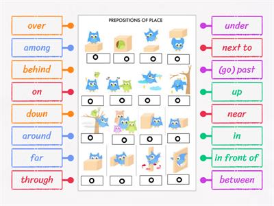 Prepositions of place