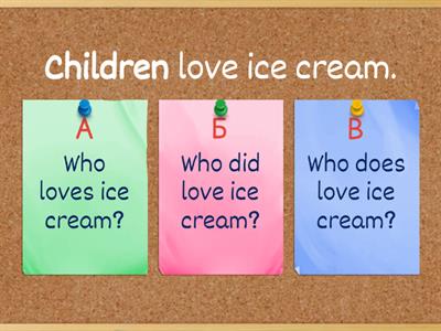 Subject and object questions