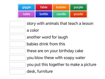 Final Stable Syllable Words