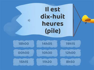 Quelle heure est-il?