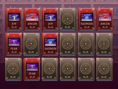 INSIDE OUT:  MEMORY GAME