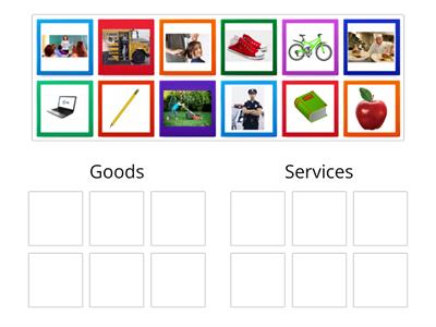 Goods and Services Sort