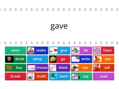  Past Simple Irregular Verbs