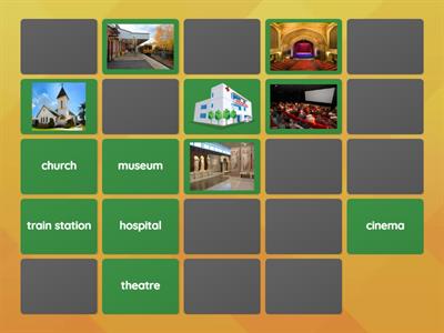 Memory. Places in town