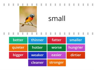 Comparative adjectives