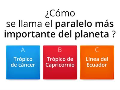 Paralelos, Meridianos, latitud y longitud 4 ° básico