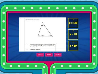 Geometry - Interior Angles (Triangles)
