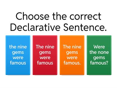 Declarative Sentence Quiz Game-JAVP