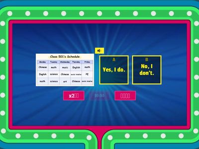 Do you have PE class on Monday?