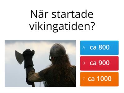 Frågesport vikingatiden