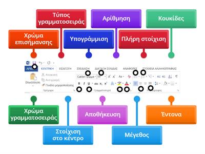 Μορφοποίηση κειμένου - Microsoft Word