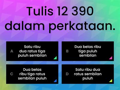 LATIH TUBI ASAS MATEMATIK TAHUN 6