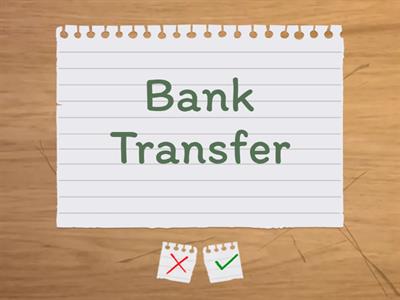 Payment Methods [Vocabulary]