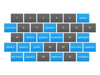 Видовые пары урок 13